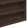 Vitrina de madera de ingeniería marrón roble 60x8,5x58 cm de , Estantes y estanterías - Ref: Foro24-847967, Precio: 45,46 €, ...