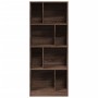 Estantería madera de ingeniería marrón roble 57x28,5x141 cm de , Librerías y estanterías - Ref: Foro24-848002, Precio: 82,75 ...