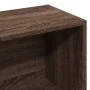 Estantería madera de ingeniería marrón roble 57x28,5x141 cm de , Librerías y estanterías - Ref: Foro24-848002, Precio: 81,45 ...