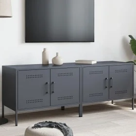 Muebles de TV 2 unidades acero gris antracita 68x39x50,5 cm by , TV Furniture - Ref: Foro24-842939, Price: 140,20 €, Discount: %