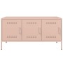 Mueble de TV de acero rosa 100,5x39x50,5 cm de , Muebles TV - Ref: Foro24-842947, Precio: 99,63 €, Descuento: %