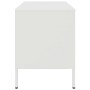 Mueble de TV de acero blanco 68x39x50,5 cm de , Muebles TV - Ref: Foro24-843004, Precio: 75,63 €, Descuento: %