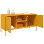 Mueble de TV de acero amarillo mostaza 100,5x39x50,5 cm de , Muebles TV - Ref: Foro24-842991, Precio: 99,63 €, Descuento: %
