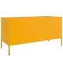 Mueble de TV de acero amarillo mostaza 100,5x39x50,5 cm de , Muebles TV - Ref: Foro24-842991, Precio: 99,63 €, Descuento: %