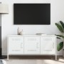 Mueble de TV de acero blanco 100,5x39x50,5 cm de , Muebles TV - Ref: Foro24-842951, Precio: 99,89 €, Descuento: %