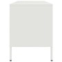Mueble de TV de acero blanco 100,5x39x50,5 cm de , Muebles TV - Ref: Foro24-842951, Precio: 99,89 €, Descuento: %