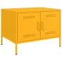 Mesa de centro acero amarillo mostaza 68x50x50,5 cm de , Mesas de centro - Ref: Foro24-843033, Precio: 89,42 €, Descuento: %