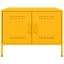 Mesa de centro acero amarillo mostaza 68x50x50,5 cm de , Mesas de centro - Ref: Foro24-843033, Precio: 89,42 €, Descuento: %