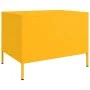 Mesa de centro acero amarillo mostaza 68x50x50,5 cm de , Mesas de centro - Ref: Foro24-843033, Precio: 89,42 €, Descuento: %
