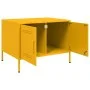 Mesa de centro acero amarillo mostaza 68x50x50,5 cm de , Mesas de centro - Ref: Foro24-843033, Precio: 89,42 €, Descuento: %