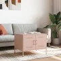 Mesa de centro acero rosa 68x50x50,5 cm de , Mesas de centro - Ref: Foro24-843031, Precio: 89,42 €, Descuento: %