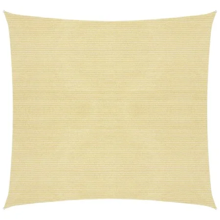 Beige HDPE sail awning 160 g/m² 3x3 m by vidaXL, Umbrellas - Ref: Foro24-311109, Price: 28,44 €, Discount: %