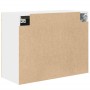 Armario colgante cristal y aglomerado roble sonoma 80x31x60 cm de , Armarios de cocina - Ref: Foro24-849624, Precio: 63,32 €,...