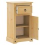 Armario de baño Corona madera maciza de pino 45x33x80 cm de , Muebles de baño - Ref: Foro24-4013400, Precio: 86,06 €, Descuen...