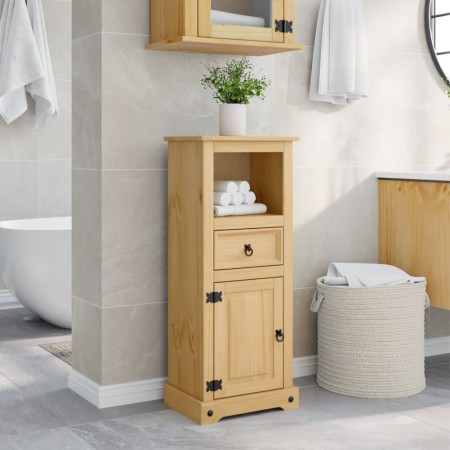 Armario de baño Corona madera maciza de pino 45x33x110 cm de , Muebles de baño - Ref: Foro24-4013402, Precio: 107,87 €, Descu...