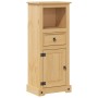 Armario de baño Corona madera maciza de pino 45x33x110 cm de , Muebles de baño - Ref: Foro24-4013402, Precio: 107,87 €, Descu...