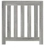 Cubierta de radiador madera ingeniería gris Sonoma 78x20x82 cm de , Accesorios para radiadores de calefacción - Ref: Foro24-8...