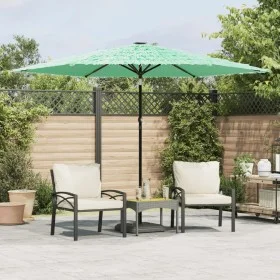 Sombrilla de jardín con poste de acero verde 288x288x225 cm de , Sombrillas - Ref: Foro24-4005107, Precio: 97,14 €, Descuento: %