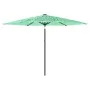 Sombrilla de jardín con poste de acero verde 288x288x225 cm de , Sombrillas - Ref: Foro24-4005107, Precio: 97,14 €, Descuento: %