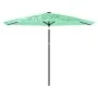 Sombrilla de jardín con poste de acero verde 288x288x225 cm de , Sombrillas - Ref: Foro24-4005107, Precio: 97,14 €, Descuento: %
