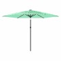 Sombrilla de jardín con poste de acero verde 288x288x225 cm de , Sombrillas - Ref: Foro24-4005107, Precio: 87,92 €, Descuento: %