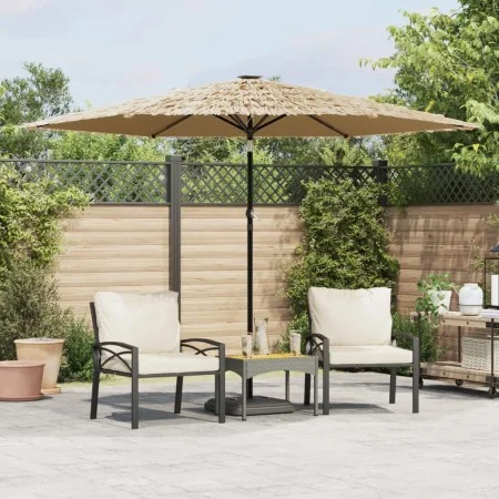 Sombrilla de jardín con poste de acero marrón 288x288x225 cm de , Sombrillas - Ref: Foro24-4005105, Precio: 98,17 €, Descuent...