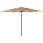 Sombrilla de jardín con poste de acero marrón 288x288x225 cm de , Sombrillas - Ref: Foro24-4005105, Precio: 94,23 €, Descuent...