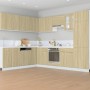 Mueble frigorífico madera ingeniería roble Sonoma 60x57x207 cm de , Armarios de cocina - Ref: Foro24-849626, Precio: 154,40 €...