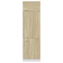 Mueble frigorífico madera ingeniería roble Sonoma 60x57x207 cm de , Armarios de cocina - Ref: Foro24-849626, Precio: 154,40 €...