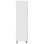 Mueble frigorífico madera ingeniería roble Sonoma 60x57x207 cm de , Armarios de cocina - Ref: Foro24-849626, Precio: 154,40 €...