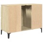 Armario de lavabo madera contrachapada roble Sonoma 80x33x60 cm de , Tocadores de baño - Ref: Foro24-849666, Precio: 74,60 €,...
