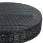 Mesa y taburetes altos jardín 3 piezas y cojines ratán PE negro de , Conjuntos de jardín - Ref: Foro24-3261441, Precio: 197,7...