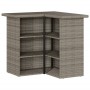 Juego de bar de jardín de 3 piezas con cojines ratán PE gris de , Conjuntos de jardín - Ref: Foro24-3261504, Precio: 368,51 €...