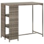 Juego de bar de jardín de 5 piezas con cojines ratán PE gris de , Conjuntos de jardín - Ref: Foro24-3261495, Precio: 324,70 €...
