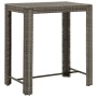 Juego de bar de jardín de 7 piezas con cojines ratán PE gris de , Conjuntos de jardín - Ref: Foro24-3261457, Precio: 415,62 €...