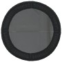 Sofá de jardín semicircular con mesa y cojines ratán PE negro de , Sofás de exterior - Ref: Foro24-3318517, Precio: 406,46 €,...