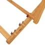 Silla de playa plegable madera de eucalipto y tela verde de vidaXL, Sillas de jardín - Ref: Foro24-310315, Precio: 65,18 €, D...