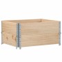 Collares de palets 2 unidades madera maciza de pino 80x60 cm de , Plataformas de carga y palés - Ref: Foro24-4010268, Precio:...