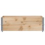 Collares de palets 2 unidades madera maciza de pino 120x80 cm de , Plataformas de carga y palés - Ref: Foro24-4010275, Precio...