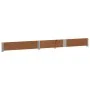 Collar de palet madera maciza de pino marrón 150x50 cm de , Plataformas de carga y palés - Ref: Foro24-4010296, Precio: 48,88...