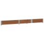 Collar de palet madera maciza de pino marrón 150x50 cm de , Plataformas de carga y palés - Ref: Foro24-4010296, Precio: 53,19...