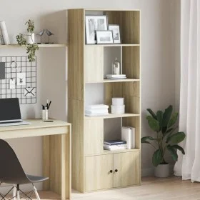 Estantería de madera de ingeniería roble Sonoma 70x36x189 cm de , Librerías y estanterías - Ref: Foro24-3295319, Precio: 112,...