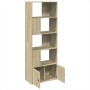 Estantería de madera de ingeniería roble Sonoma 70x36x189 cm de , Librerías y estanterías - Ref: Foro24-3295319, Precio: 114,...