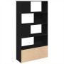 Estantería de madera de ingeniería negra 100x36x189 cm de , Librerías y estanterías - Ref: Foro24-3295325, Precio: 141,97 €, ...