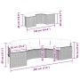 Sofá de jardín semicircular 2 piezas ratán sintético beige de , Sofás de exterior - Ref: Foro24-3262063, Precio: 552,26 €, De...