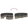 Set de sofá de jardín semicircular 3 pzas ratán sintético gris de , Sofás de exterior - Ref: Foro24-3262075, Precio: 669,21 €...