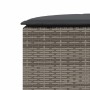 Set de sofá de jardín semicircular 3 pzas ratán sintético gris de , Sofás de exterior - Ref: Foro24-3262075, Precio: 669,21 €...