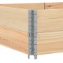 Collares de palets 2 unidades madera maciza de pino 150x100 cm de , Plataformas de carga y palés - Ref: Foro24-4010305, Preci...