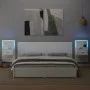 Mesitas de noche de pared con luces LED 2 unidades blanco by , Nightstands - Ref: Foro24-848158, Price: 131,33 €, Discount: %