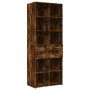 Aparador alto madera de ingeniería roble ahumado 70x42,5x185 cm de , Aparadores - Ref: Foro24-3281466, Precio: 162,50 €, Desc...